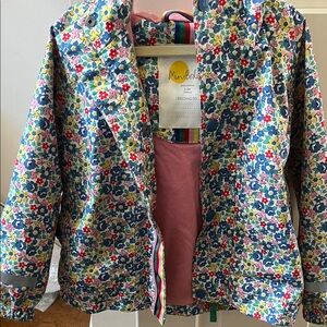 Mini Boden Colorful Floral Raincoat for Kids